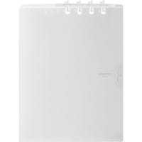 KING JIM 二つ折りリングノート コンパックノート A4 白