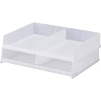 LIHIT フリーサイズレタートレー 乳白 A4