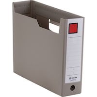 KING JIM GボックスPP A4ヨコ型 グレー 75mm