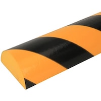 YAHATA バンパープロ BP21 フラット丸テープ付 35×70×1M 黄/黒