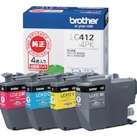 brother LC412−4PK インクカートリッジ 4色パック