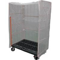 サンユー印刷 カゴ台車用カバー キープサーモUVクリア 防塵・防水・透明 1枚