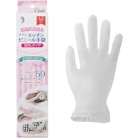 クイン クイン キッチンビニール手袋 スリム箱(50枚入)M