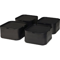 光 かさ上げ台 ブラック 約100×100×53mm