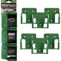 ステルスマウント バッテリーマウントハイコーキ/メタボHPT/ヒタチ18V用(6個入り)グリーン