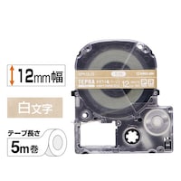 テプラPROテ−プ クラフト/白 12mm幅 5m
