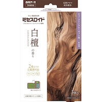 ミセスロイド ウォークインクローゼット 3個 白檀の香り サンダルウッド 芳香 防虫 消臭 防カビ 黄ばみ防止 ダニよけ