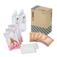 【防災セット】災害備蓄セット2(1日分)コンパクト A5ファイルサイズ 4点セット 非常食 水 簡易トイレ 賞味期限6年 1人1日分 長期保存 備蓄品 CBCSー200 KOKOBO