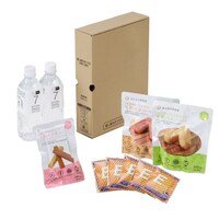 【防災セット】差し替えボックス(待機ー帰宅) A4ファイルサイズ 4点セット 非常食 水 簡易トイレ 賞味期限5年 1人1日分 交換可能 差し替え式専用 STKSー100ーBX KOKOBO