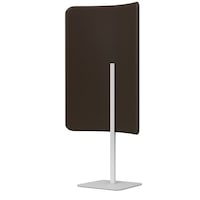 【送料込】ルベリエパーテーションラウンド 張込タイプ ビニールレザー(アンティーク調) カラー:ダークグレー系 VCP279HTXX BAー07【メーカー直送/軒先渡し】