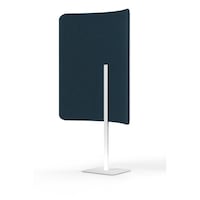 【送料込】ルベリエパーテーションラウンド 張込タイプ ビニールレザー(デニム調) カラー:ネイビー系 VCP279HTXX DEー04【メーカー直送/軒先渡し】