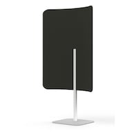 【送料込】ルベリエパーテーションラウンド 張込タイプ ビニールレザー(デニム調) カラー:ダークグレー系 VCP279HTXX DEー05【メーカー直送/軒先渡し】