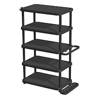 シューズラック ワイド 5段 くつ置けるん棚 PROFIX