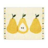 バスマット 乾度良好 ミネット カーム イエロー×2