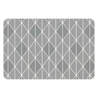 バスマット 珪藻土 ソフトバスマット プリントバスマット 40×60cm ソフト ラティス