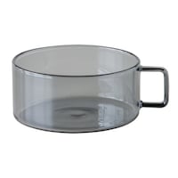 スープカップ 390ml FUFU フフ 耐熱ガラス ブラック
