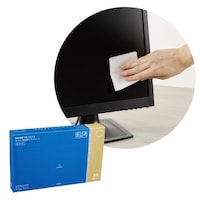 ヒビフル 微細繊維で軽く拭けるガラス・液晶用ドライシート Lサイズ 1箱(50枚入) KOKUYO HibiFull