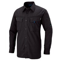 長袖シャツ(男女兼用)(薄地)_チャコール 60735_014_SS