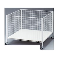 ネットワゴン 深型(底板可動式) W90cm 2370−141 平台ワゴン 1台