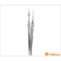 大祐医科工業 異物鑷子（トゲ抜）併式 ダボ無 全長12cm TY