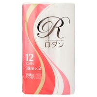ロダントイレットペーパー 12ロール ダブル30m 1梱(8パック入)