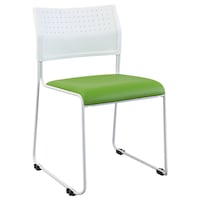 スタッキングチェアNPTグリーン【メーカー直送/軒先もしくは車上渡し】