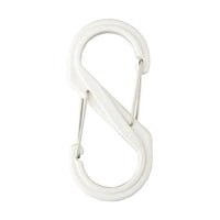 S型カラビナ SKTD−W ホワイト 140×64 両端フック開口 284181