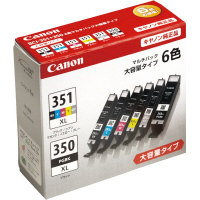 CANON 351 350 純正 インクタンク 6色マルチパック 大容量