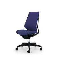 デュオラ クッション オフィスチェア 布張りタイプ 肘置きなし 脚強化ナイロン メーカー直送 1脚 CR−G3100E6KZ7E−VN