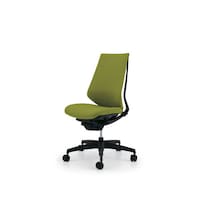 デュオラ クッション オフィスチェア 布張りタイプ 肘置きなし 脚強化ナイロン メーカー直送 1脚 CR−G3100E6KZQ4−WN