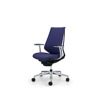 デュオラ クッション オフィスチェア 布張りタイプ 肘置きあり 脚アルミダイカスト(磨き仕上げ) メーカー直送 1脚 CR−GA3141E6KZ7E−WN