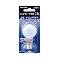 パナソニック　KTクリプトン　4本 パナソニック ミニクリプトン電球 25Wの通販｜カウネット