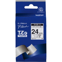 ブラザー ピータッチ 透明テープ２４ｍｍ 黒文字 ＴＺｅ－１５１