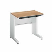 iSデスクシステム スタンダードテーブル 引き出し付 700×600 ラスティックミディアム 幕板下<対面使用> SD−ISN76CLSMP2NN 1台 【メーカー直送/組立設置込み】