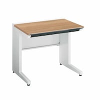 iSデスクシステム スタンダードテーブル 引き出し付 800×700 ラスティックミディアム 幕板下<対面使用> SD−ISN87CLSMP2NN 1台 【メーカー直送/組立設置込み】