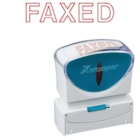 X2ビジネス キャップレスB型 赤 FAXED キャップレスタイプ 1個 X2−B−13462 浸透印 Xスタンパー