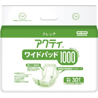 日本製紙クレシア アクティ ワイドパット１０００ ３０枚×４ 業務用