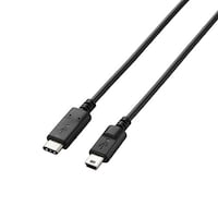 USB2.0ケーブル C−microBタイプ 認証品 3A出力 1.0m ブラック