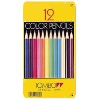 トンボ鉛筆 色鉛筆紙箱入 セット １箱（２４色入） ＣＱ－ＮＡ２４Ｃ