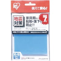 転倒防止粘着マット ブルー ECT−10051 地震対策品 家具転倒防止粘着マット 1枚