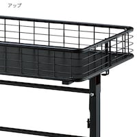 折りたたみワゴン 黒 W90cm 2359−609 平台ワゴン 1台