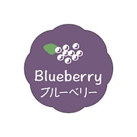食品表示ラベル シール ブルーベリー 本体−縦26mm×横26mm 1冊(150枚) 41−10117 POPシール