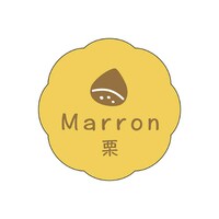 食品表示ラベル シール 栗 本体−縦26mm×横26mm 1冊(150枚) 41−10070 POPシール