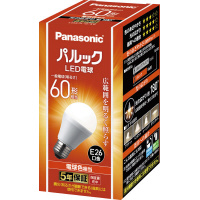 パナソニック LED電球一般電球（E26口金）広配光60W温