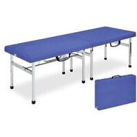 オリコベッド 幅45×長さ180×高さ70cm ライトブルー TB−960 診察・処置用品 折りたたみ診察台 1個