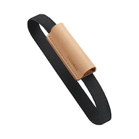 革製ペン差し付手帳バンド ブラック H155×W27×D19mm ペン差し付手帳バンド A6サイズ手帳用 1個 PBB−04−B ペンケース 筆箱