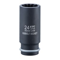 12.7SQインパクトレンチ用ハブボルトソケット 24mm AS308−24W 1個