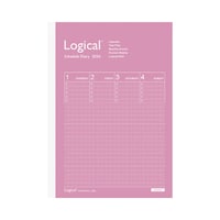 【2024年版】ロジカルダイアリー週間 A5ピンク