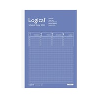 【2024年版】ロジカルダイアリー週間 A5ブルー