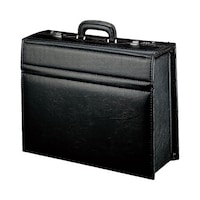 ビジネスバッグ フライトケース 軽量 B4黒 A4サイズ書類が縦に収納可能 1個 カハ−B4B24D パソコンバッグ
